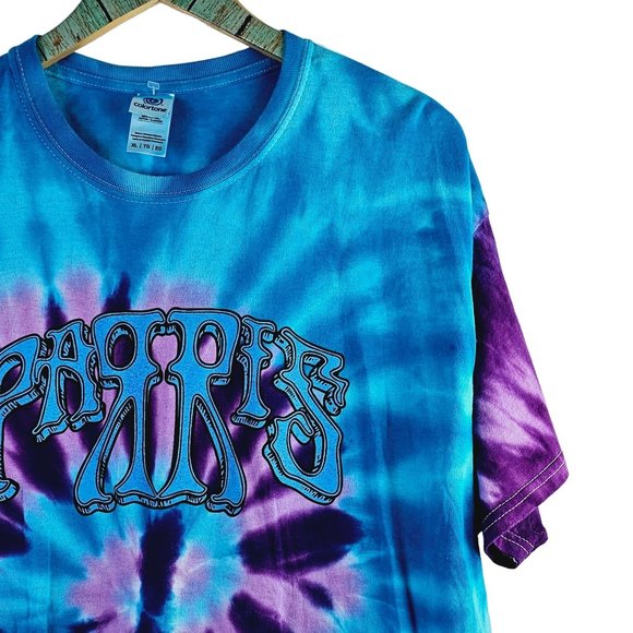 Parris - Support Live Music Two Sided Tie Dye Tops, Alabama Band, XL - Picture 3 of 7